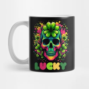 St Patricks Day 2024. Irish Skull Men Mug